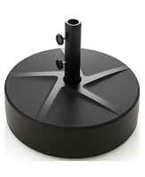 Patio Umbrella Base and Sand Fillable Market Table Umbrella Stand