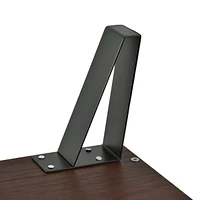 Industrial Nightstand with Storage for Modern Bedroom