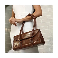 Women's The Coreline Satchel Bag - Mocha Brown