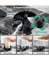 Casainc Stainless Steel Glass Rinser For Kitchen Sink, Sink Accessories Cup Washer