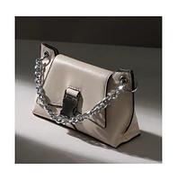 Women's The Indus-Slouch Hand Bag - Cream White