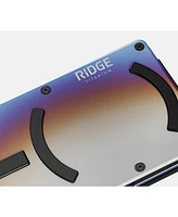 The Ridge Men's Ridge Wallet For Magsafe - Burnt Titanium - Cash Strap