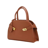 Women's The Large Meridian Hand Bag - Russet Brown