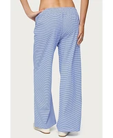 Edikted Women's Olivia Striped Loose Fit Pants