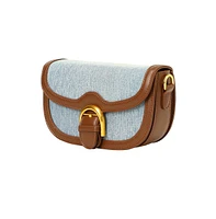 Women's The Denim Curve Shoulder Bag - Indigo Blue
