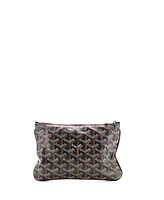 Pre-Owned Goyard Pm Senat Zip Pouch Coated Canvas