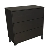 Three Drawer Dresser with Ample Storage for Bedroom or Closet