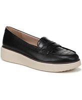 LifeStride Women's Chelsea Round Toe Platform Penny Loafers
