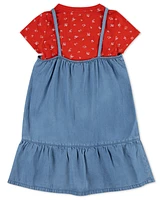 Levi's Little Girls 2-Piece Layerable Dress with T-Shirt