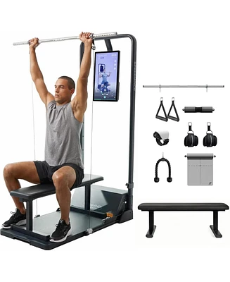 Speediance Gym Monster Smart Home Gym, Multifunctional Strength Training Machine, Smith Machine Power Cage Workout Station, Squat Rack Cable Machine