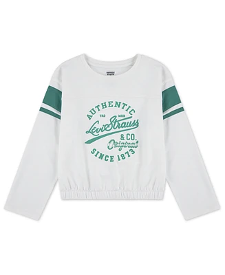 Levi's Big Girls Varsity Long Sleeve Top