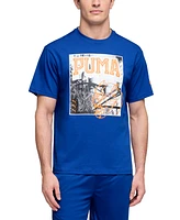 Puma Men's Cotton Hoops Energy Graphic Short-Sleeve T-Shirt
