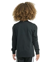 adidas Toddler & Little Boys Long-Sleeve Halftone Camo Logo Cotton T-Shirt
