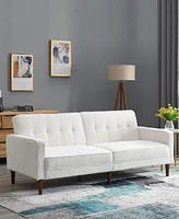 Gold Sparrow 80" Faux Fur Camden Convertible Sofa Bed, Created for Macy's