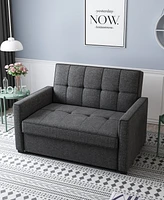 Gold Sparrow 51" Polyester Chandler Convertible Loveseat Bed, Created for Macy's