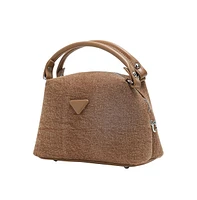 Women's The Denim-Curve Hand Bag - Peanut Brown