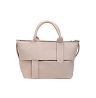 Women's The Interweave Hand Bag - Ecru White