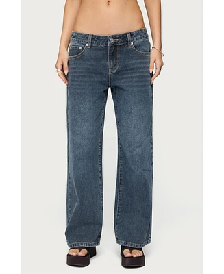 Edikted Women's Ace Relaxed Jeans