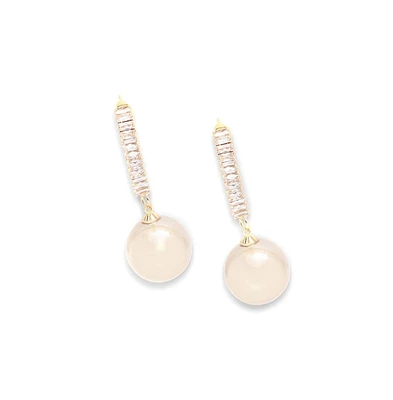 Sohi Women's Stone Drop Earrings