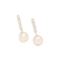 Sohi Women's Stone Drop Earrings