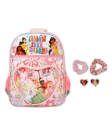 Disney Princesses Follow Your Dreams 5-Piece 16" Backpack & Hair Care Value Set