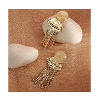 Sohi Women's Blue Egyptian Drop Earrings
