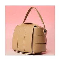 Haute Sauce Women's The Panel Verva Hand Bag - Sand Beige