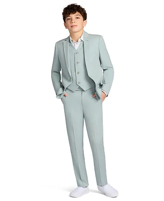 Calvin Klein Big Boys Stretch Tick Weave Jacket