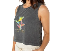 Roxy Juniors' Tropicool Paradise Wildflower Cotton Tank Top