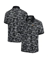 Tommy Bahama Men's Black Texas Longhorns Sport Bay View IslandZone Polo Shirt