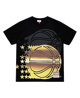 Mitchell & Ness Men's Black Orlando Magic Big Face 4.0 T-Shirt