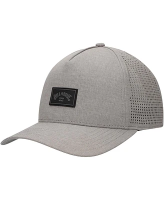 Billabong Men's Gray Crossfire Trucker Adjustable Hat