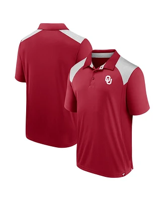 Fanatics Men's Crimson Oklahoma Sooners Star Class Polo Shirt