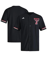 Adidas Men's Black Texas Tech Red Raiders Replica Baseball Jersey