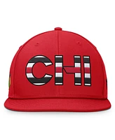 Fanatics Men's Red Chicago Blackhawks Authentic Pro Team Rink Snapback Hat