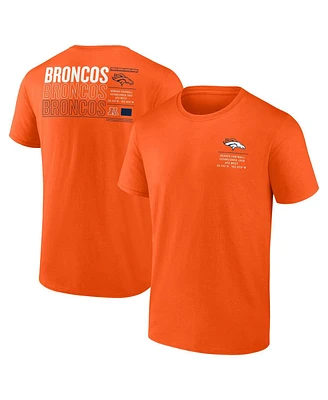 Fanatics Men's Orange Denver Broncos Repeat Stats T-Shirt