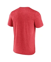 Fanatics Men's Heather Red Carolina Hurricanes Property of T-Shirt
