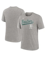 Nike Men's Heather Charcoal Boston Red Sox 2025 City Connect Performance Tri-Blend T-Shirt