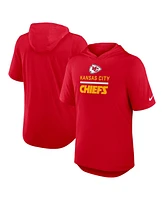 Nike Men's Red Kansas City Chiefs Lockup Tri-Blend Hoodie T-Shirt
