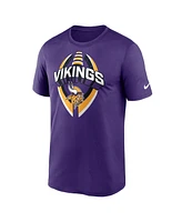 Nike Men's Purple Minnesota Vikings Legend Icon Performance T-Shirt