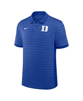 Nike Men's Royal Duke Blue Devils 2025 Early Season Coaches Sideline Victory Stripe Performance Polo Shirt