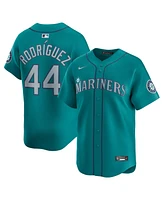 Nike Men's Julio Rodriguez Aqua Seattle Mariners Alternate Limited Player Jersey