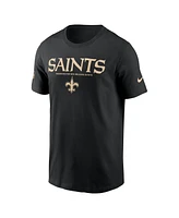 Nike Men's Black New Orleans Saints Sideline Performance T-Shirt