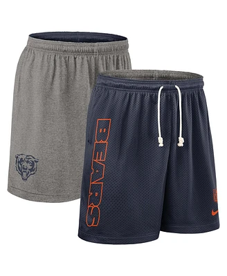 Nike Men's Navy Chicago Bears Sideline Reversible Performance Shorts