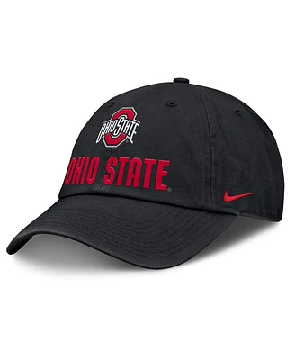 Nike Men's Ohio State Buckeyes 2025 Sideline Club Adjustable Hat