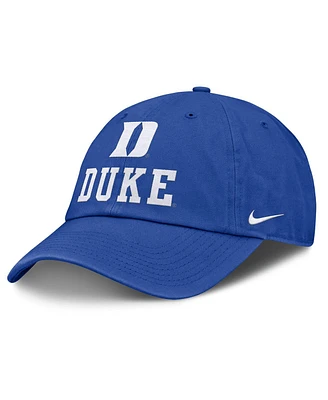 Nike Men's Royal Duke Blue Devils 2025 Sideline Club Adjustable Hat