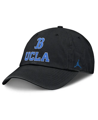 Jordan Men's Black Ucla Bruins 2025 Sideline Club Adjustable Hat