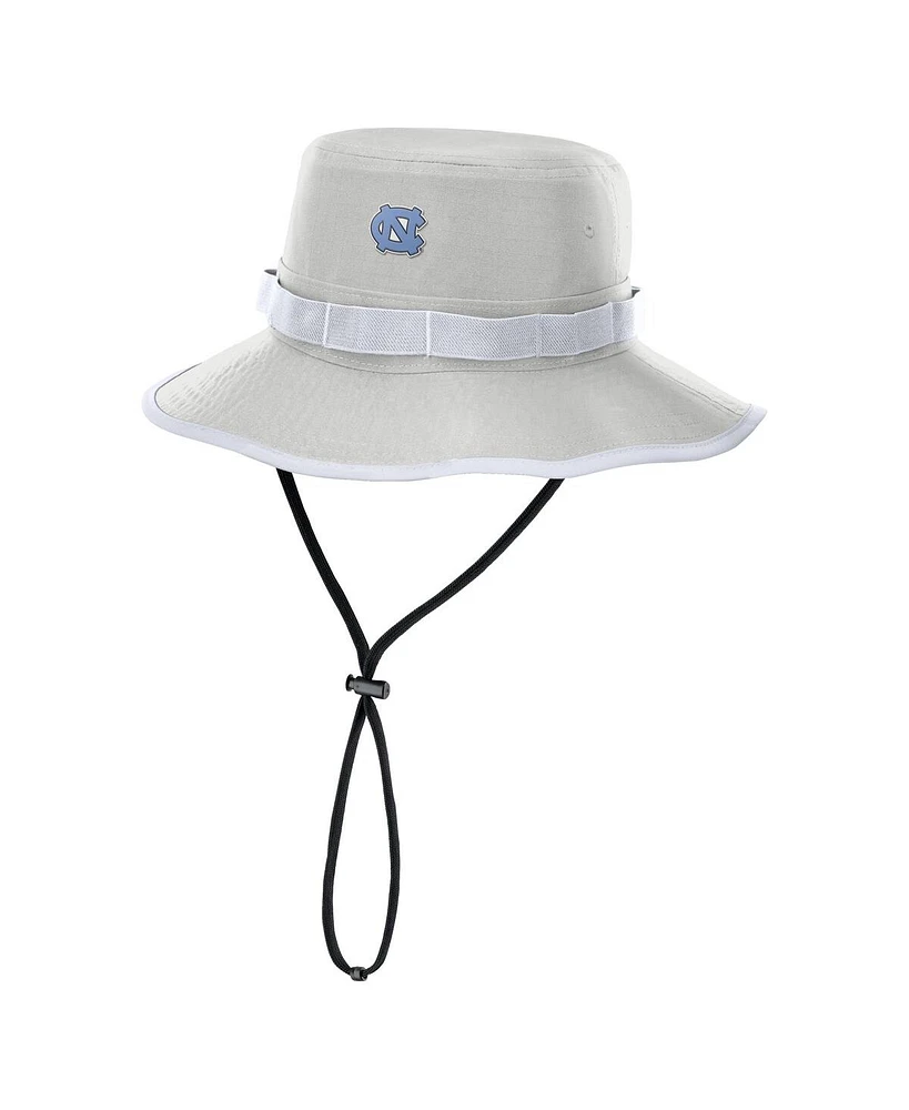 Nike Men's Gray North Carolina Tar Heels 2025 Sideline Apex Boonie Bucket Hat