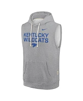 Nike Men's Heather Gray Kentucky Wildcats 2025 Sideline Performance Sleeveless Pullover Hoodie
