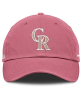 Nike Men's and Women's Pink Colorado Rockies Club Adjustable Hat